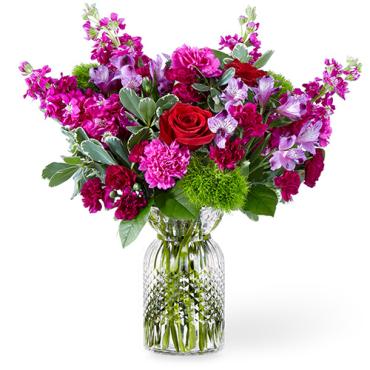Falling for U Bouquet (Clear Vase)