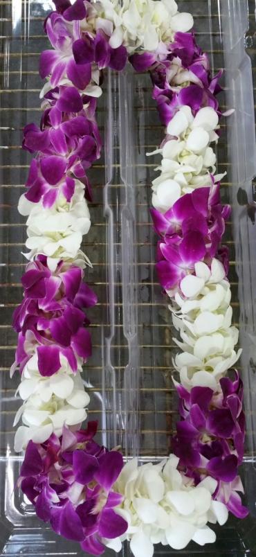 Double Orchid Lei (Other colors Call)