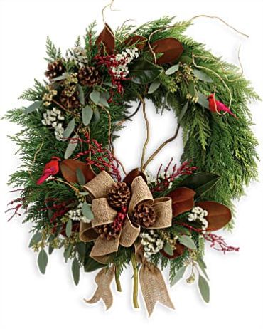 Rustic Holiday Wreath     (Per Order)